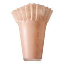 Tousle Fluted Soda Lime Glass Vase
